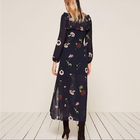 Reformation Gillian maxi dress in Botany print - Picture 2 of 7